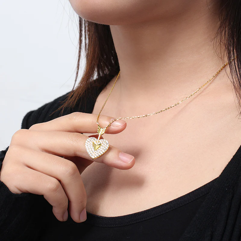 Arrow Heart Necklace - Image 4
