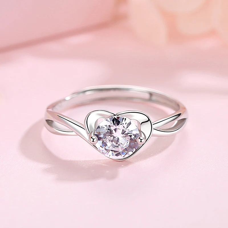 Zircon Heart Ring - Image 3