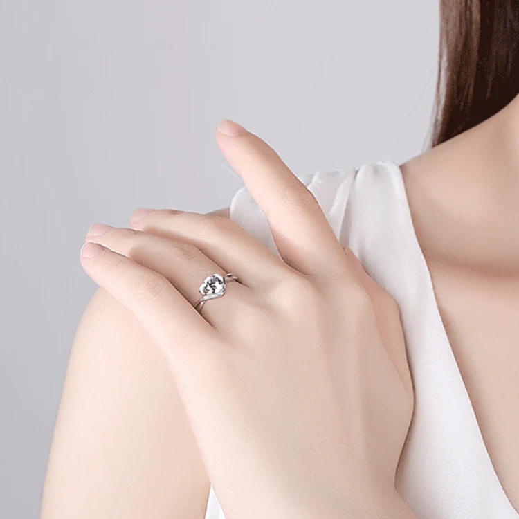 Zircon Heart Ring - Image 4